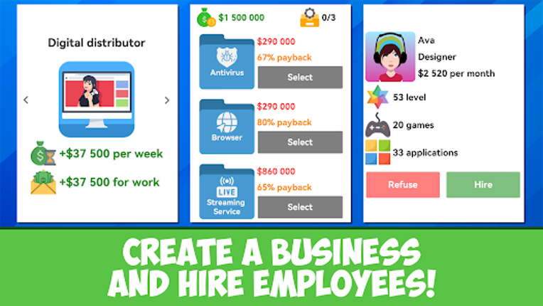 Dev Life Simulator screenshot