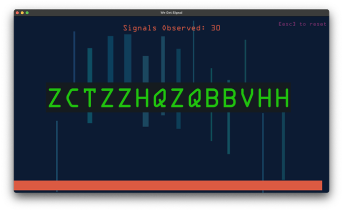 Advent of Code 2022 Day 6: We Get Signal Game Cover