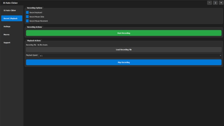 IO Auto Clicker screenshot