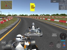 Kart VS Formula Car Race Image