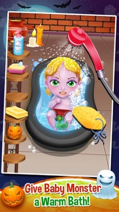 Mommy's Monster Pet Newborn Baby Doctor Salon - my new born spa care games! screenshot