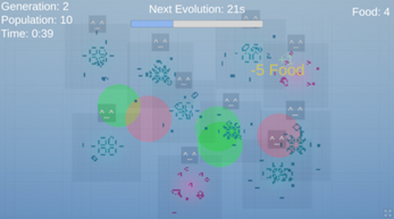PICEVO: PIXEL CELL EVOLUTION screenshot