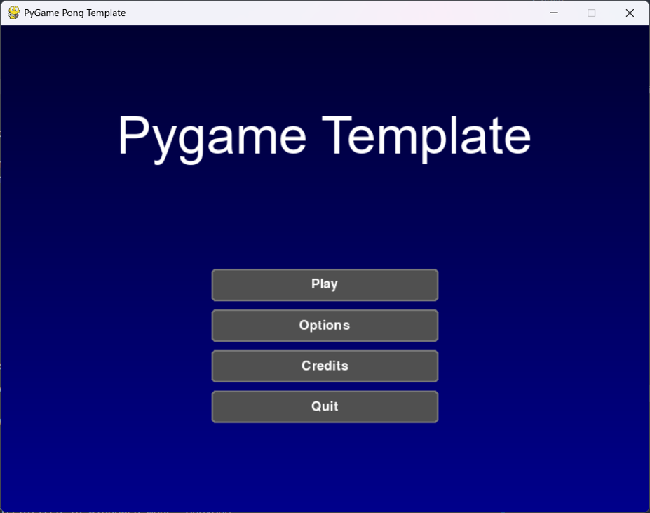 Games like Pygame Template