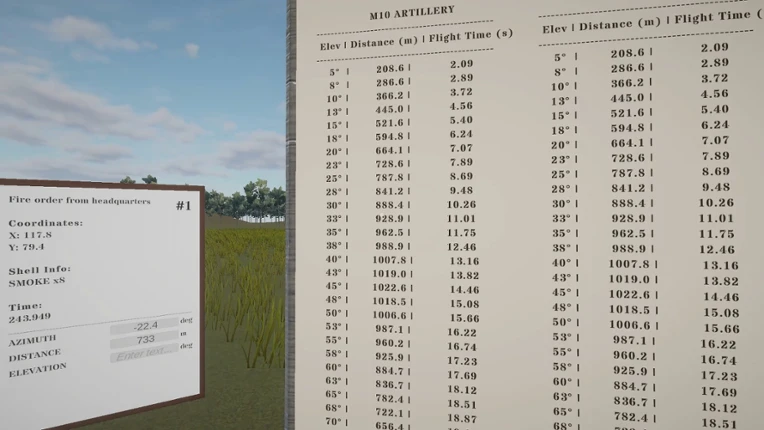Steel Fall: Field Artillery Simulator screenshot
