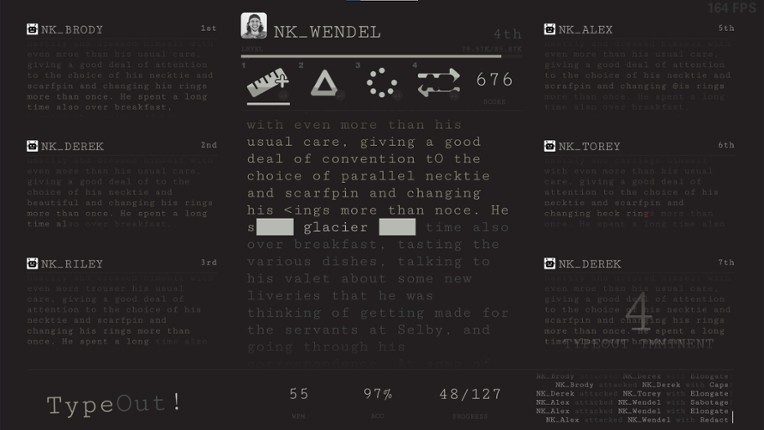 TypeOut screenshot