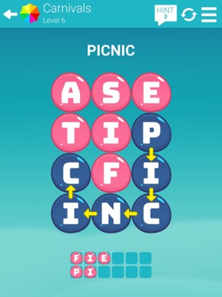 Word Swipe Grids Game screenshot