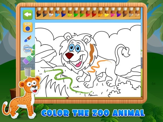4 in 1 Fun Zoo Games Free - Learning &amp; Educational Activities App for Kids &amp; Toddlers screenshot