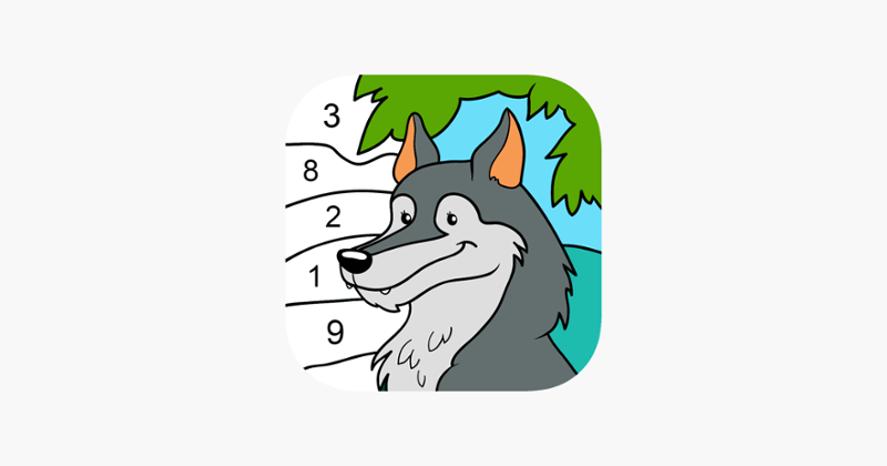 Color by Number - Animals Image