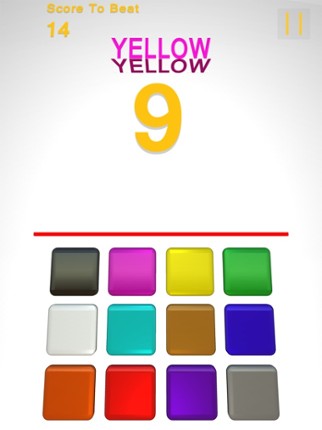Color Cubes: Stroop Puzzle screenshot