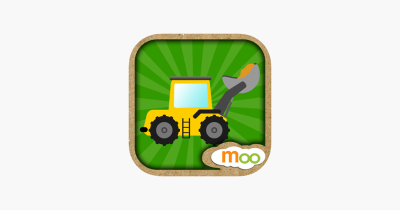 Construction Vehicles - Digger, Loader Puzzles, Games and Coloring Activities for Toddlers and Preschool Kids Image