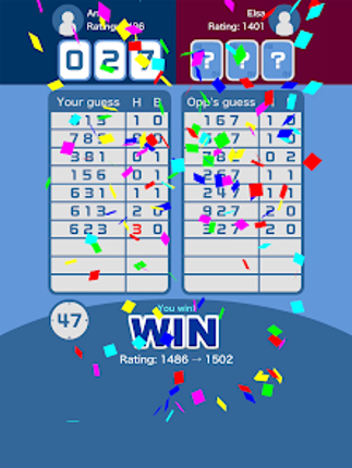 Hit＆Blow Online (Bulls & Cows) screenshot