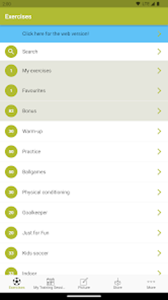 The Football Trainer screenshot