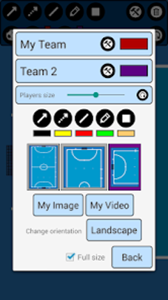 Futsal Tactic Board Image
