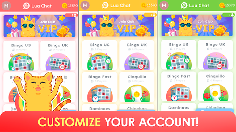 Lua Chat: Bingo, Ludo & more screenshot