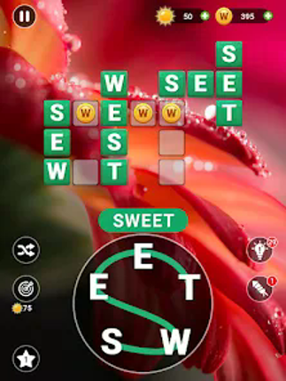 Word Cross Flower Garden screenshot