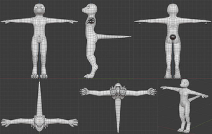 Kaide's VR Chat Base Mesh Mid 2021 Image