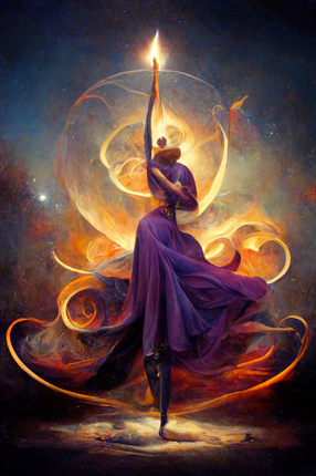 Metaphorical Impressionist Tarot Image