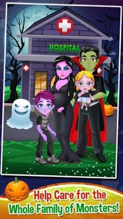 Mommy's Monster Pet Newborn Baby Doctor Salon - my new born spa care games! screenshot