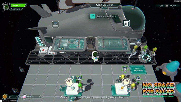 No Space For Salad Image