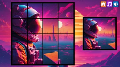 OG Puzzlers: Synthwave Astronauts Image