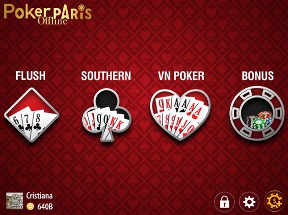 Poker Paris - danh bai offline screenshot