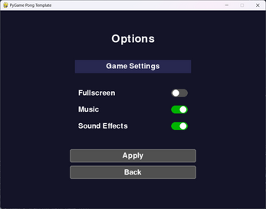Pygame Template Image