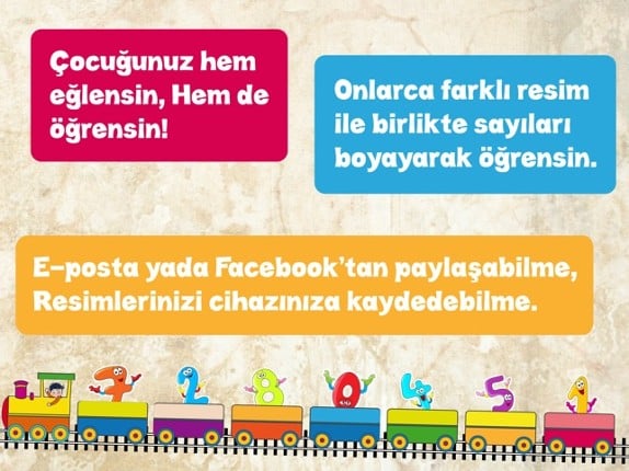 Sayılar Boyama Kitabı - Minik Bilge Sayıları Boyayarak Öğreniyor Image