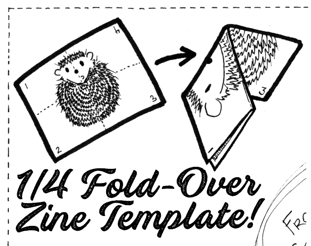 Games like Single-Sheet 1/4 Fold-Over Zine Template