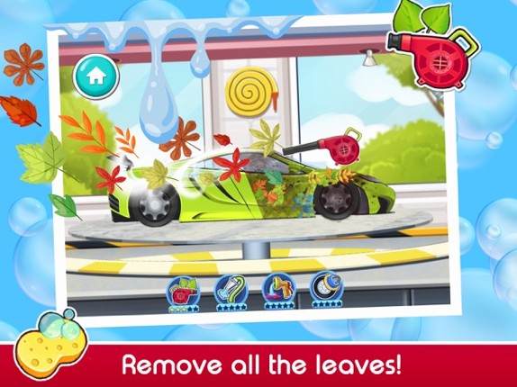 Cars and vehicle washing game screenshot