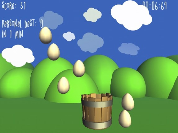 Egg Splash - Touch & Catch Focus Game App for iOS screenshot