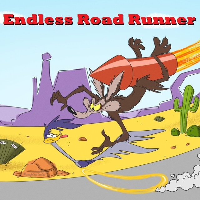 Games like Endless Road Runner (Atari 8-Bit) by Vitoco