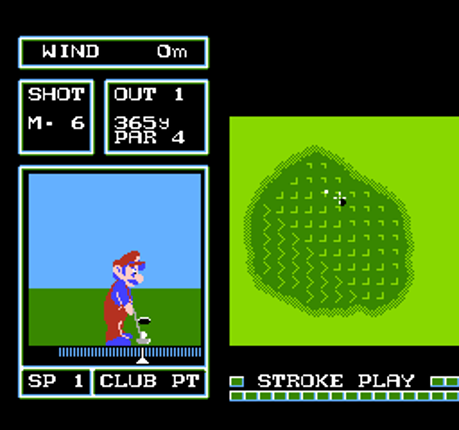 Family Computer Golf: Japan Course screenshot