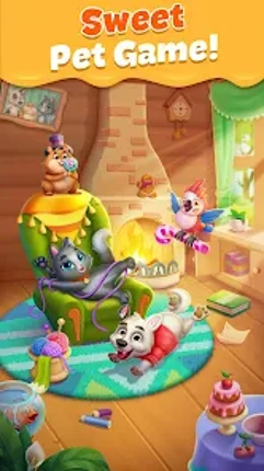 Pet Candy Puzzle-Match 3 games Image
