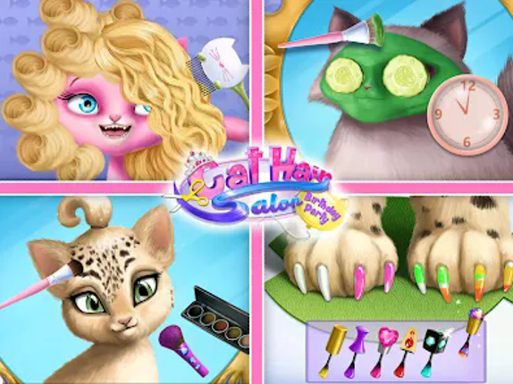 Cat Hair Salon Birthday Party Image