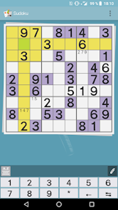 Grid games (crossword & sudoku screenshot