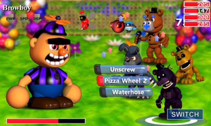 FNaF World! - Web Edition By FrancisGamez - Game By Scott Cawthon screenshot