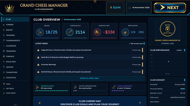 Grand Chess Manager: Road to Grandmaster Image