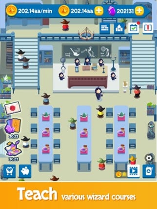 Idle Wizard School - Idle Game screenshot