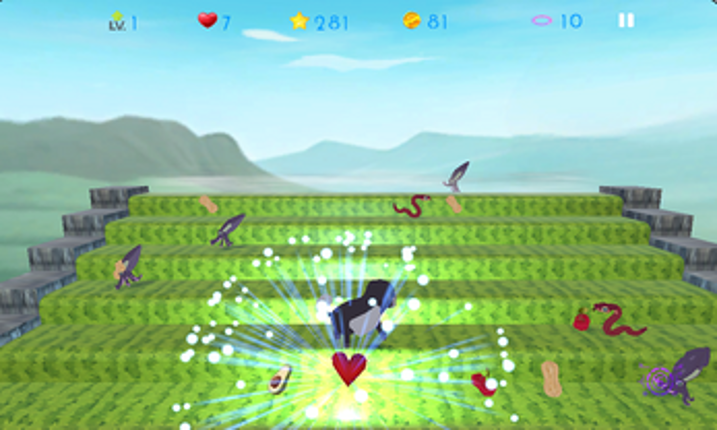 Potemkin Monkey on stairs online screenshot