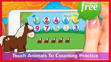 Preschool Animals Counting Maths Games Image