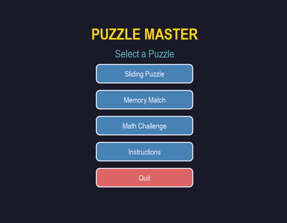 Games like Puzzle Master