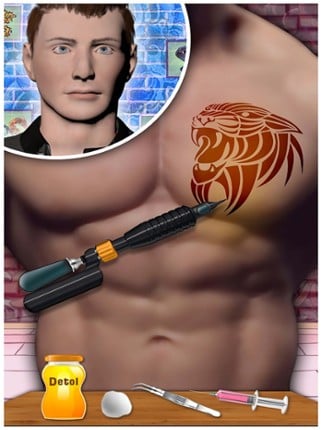 Tattoo Design 3D : Tattoo Artist Salon Game screenshot