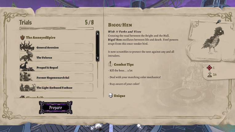 Vellum: Raid Night Study Hall screenshot