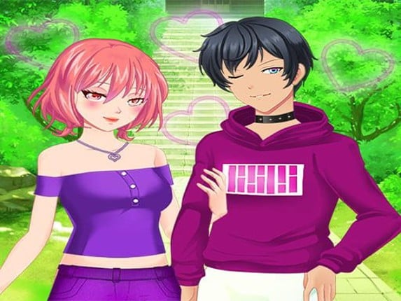 Anime Couple Dress up Game Cover