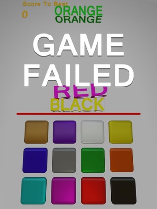 Color Cubes: Stroop Puzzle screenshot