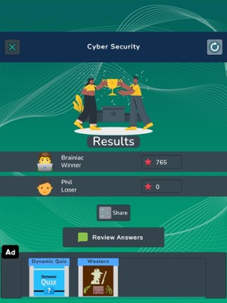 Computer Science Quiz Topics screenshot