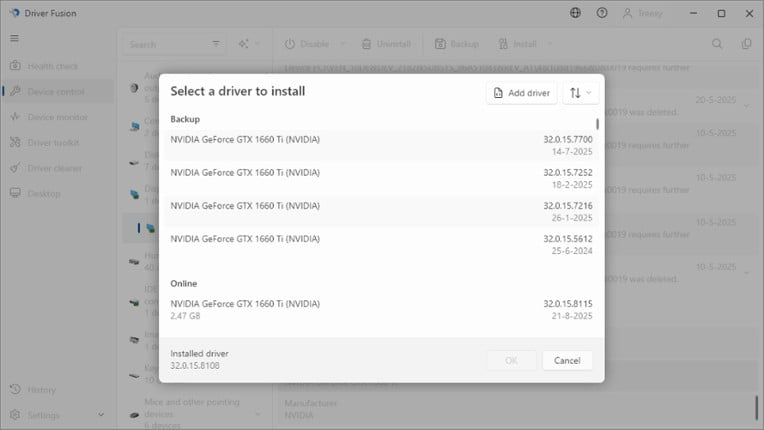Driver Fusion - The Best Driver Update and Backup Software Image