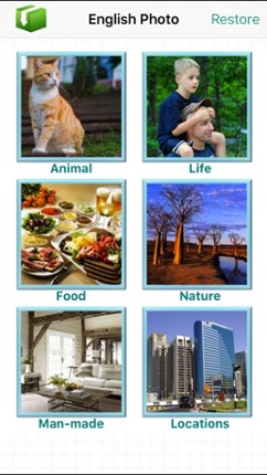 English Vocabulary With Photos screenshot