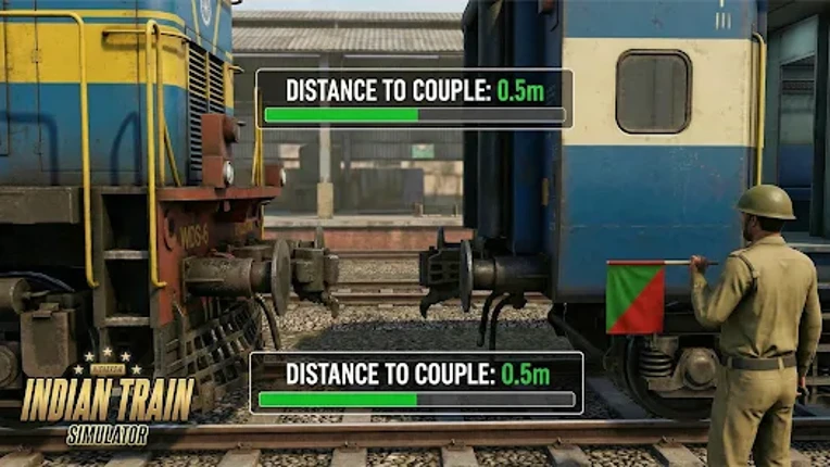 Indian Train Simulator: Game screenshot