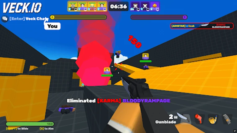 Veck.io screenshot